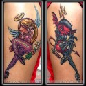 angel+devil+tattoo