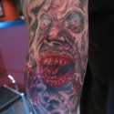 bloody-clown-halloween-tattoo