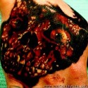 bloody-skull-halloween-tattoo