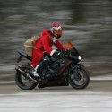 Santa Claus on Asphaltfighters® STORMBRINGER powered by WARM UP