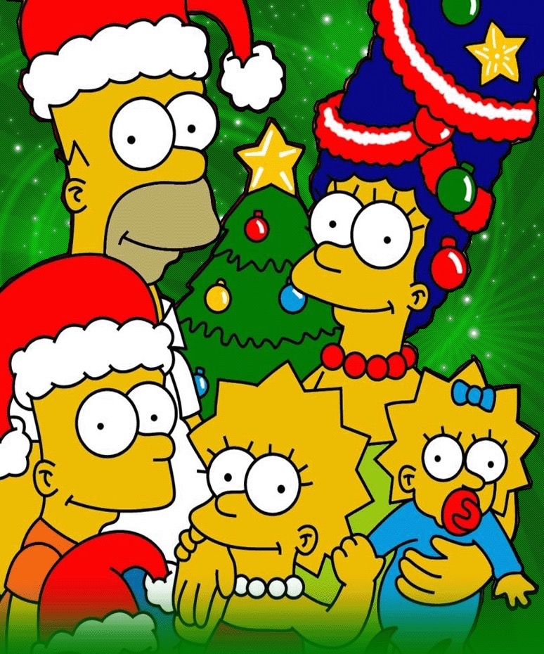 Christmas with The Simpsons.