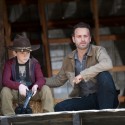 Carl Grimes (Chandler Riggs) and Rick Grimes (Andrew Lincoln) - The Walking Dead - Season 2, Episode 12 - Photo Credit: Gene Page/AMC